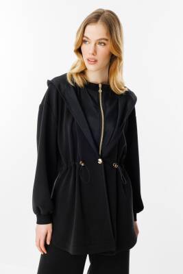 GHİSA KAPŞONLU TAKIM SİYAH - 7