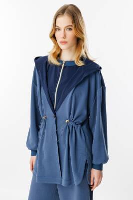 GHİSA KAPŞONLU TAKIM LACİVERT - 2