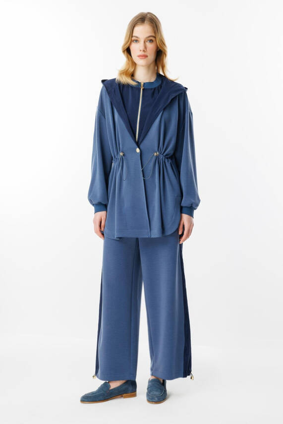 GHİSA KAPŞONLU TAKIM LACİVERT - 4