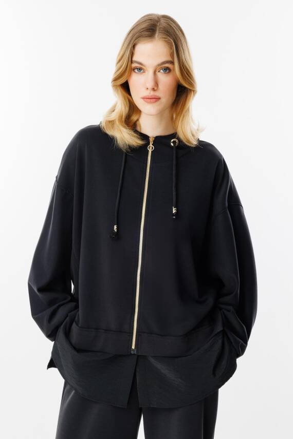 GHİSA KAPŞONLU TAKIM SİYAH - 3