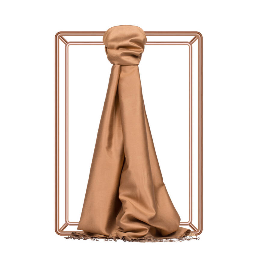 İPEKEVİ BAL KÖPÜĞÜ ÇİFT TARAFLI İPEK ŞAL - 1