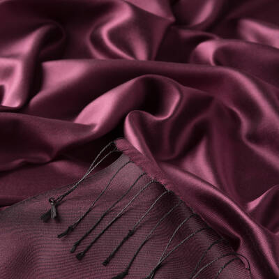 İPEKEVİ ERGUVAN ÇİFT TARAFLI İPEK ŞAL - 3