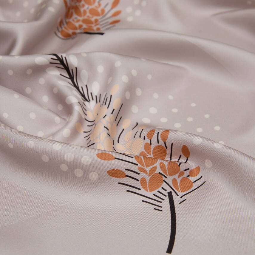 İPEKEVİ TAŞ CELOSİA ÇİÇEĞİ TİVİL İPEK EŞARP - 2