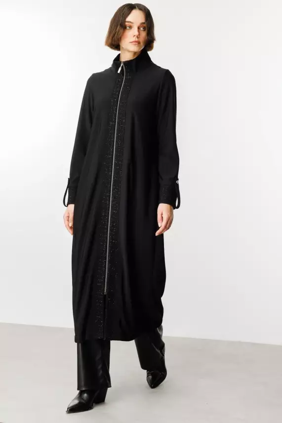 MİCCA CHALE GARNİ DÖKÜMLÜ FERACE - 1