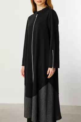 MİCCA FERRE GARNİ DETAY PAMUKLU FERACE - 3