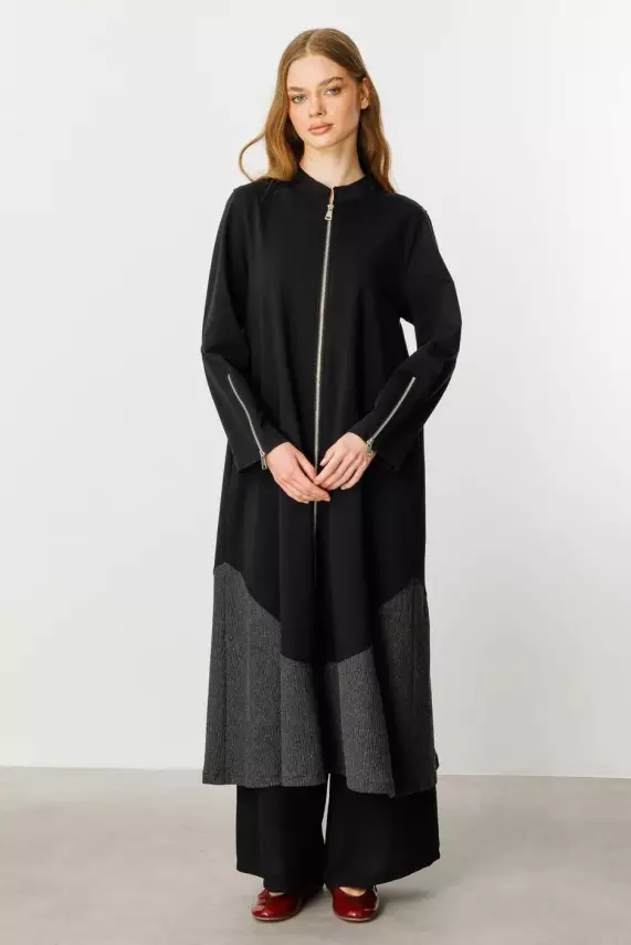 MİCCA FERRE GARNİ DETAY PAMUKLU FERACE - 7