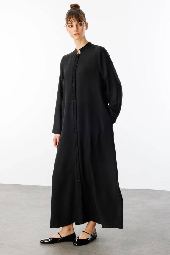 MİCCA İPEKÇE DOKU ZAMANSIZ SPOR KAP SİYAH - 4