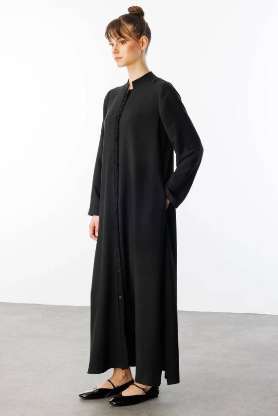 MİCCA İPEKÇE DOKU ZAMANSIZ SPOR KAP SİYAH - 5