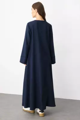 MİCCA İPEKÇE DOKULU SPOR KAP LACİVERT - 2