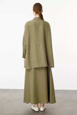 MİCCA İPEKÇE KUMAŞ ETEK TUNİK TAKIM - 2
