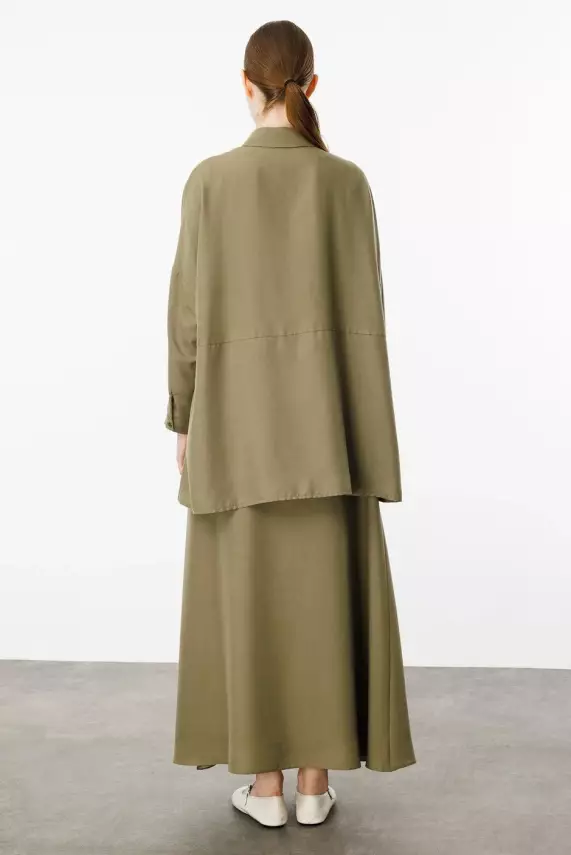 MİCCA İPEKÇE KUMAŞ ETEK TUNİK TAKIM - 2