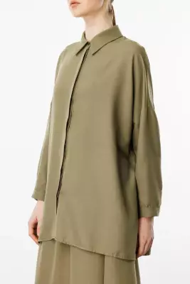 MİCCA İPEKÇE KUMAŞ ETEK TUNİK TAKIM - 3