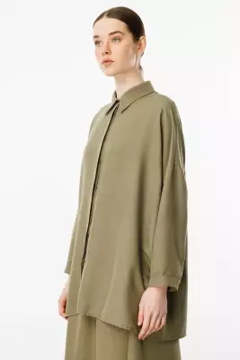 MİCCA İPEKÇE KUMAŞ ETEK TUNİK TAKIM - 4