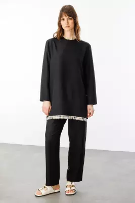 MİCCA İPEKÇE KUMAŞ HAFİF İKİLİ TAKIM - 1