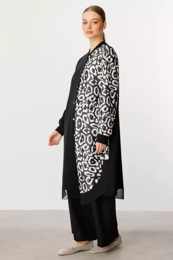 MİCCA SOHO KUMAŞ MODERN KAP SİYAH - 4