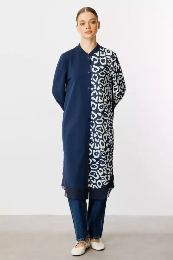 MİCCA SOHO KUMAŞ MODERN KAP LACİVERT - 4