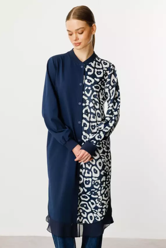 MİCCA SOHO KUMAŞ MODERN KAP LACİVERT - 6