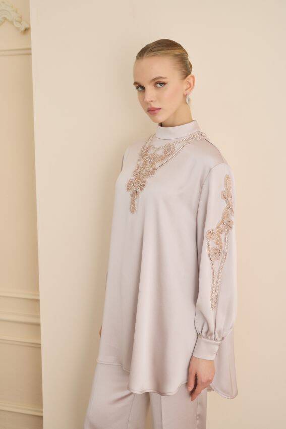 SENNA CATHERİNE TAKIM BEJ - 1