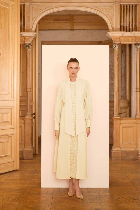 SENNA DOROTA ELBİSE GOLD - 1