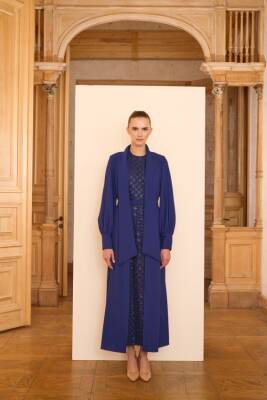 SENNA DOROTA ELBİSE LACİVERT - ÖZSELAM