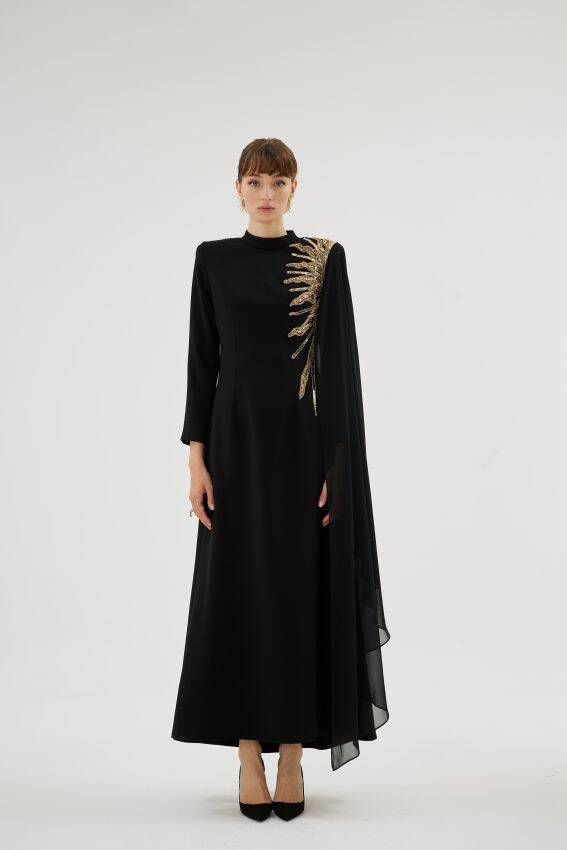 SENNA HELİA ELBİSE SİYAH - 1