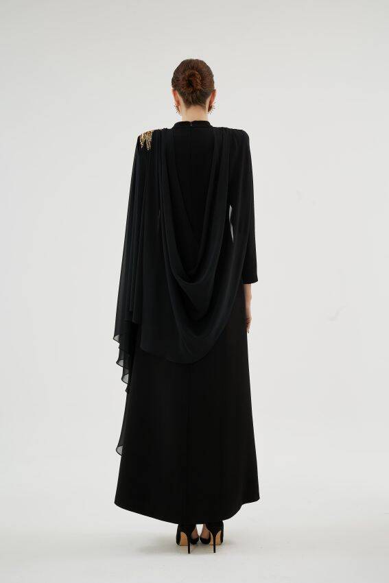 SENNA HELİA ELBİSE SİYAH - 4