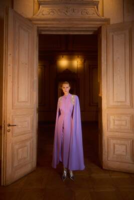 SENNA JE PARLE ELBİSE SİYAH MOR - ÖZSELAM