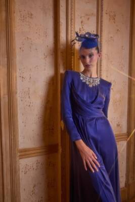 SENNA LUCİANO ELBİSE SAKS - ÖZSELAM