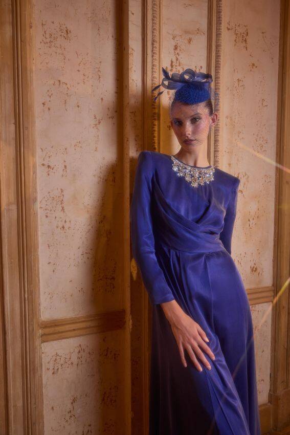 SENNA LUCİANO ELBİSE SAKS - 1