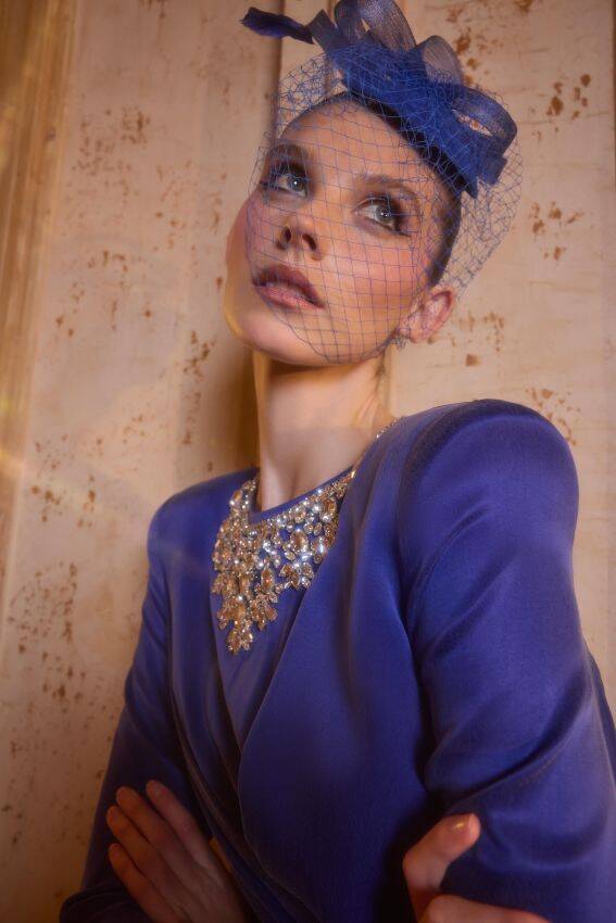 SENNA LUCİANO ELBİSE SAKS - 3