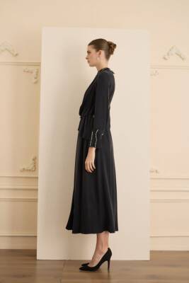 SENNA LUMİERE ELBİSE SİYAH - 4