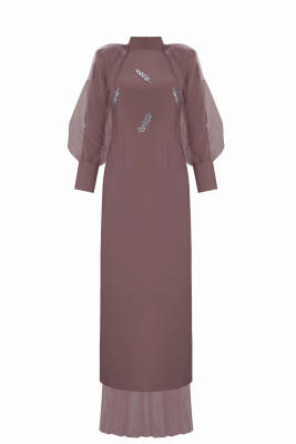 SENNA VENESSA ELBİSE GÜL KURUSU - ÖZSELAM